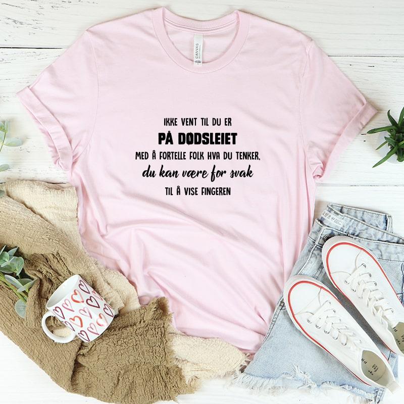 Snakke i tide T-skjorte - Kosteppe