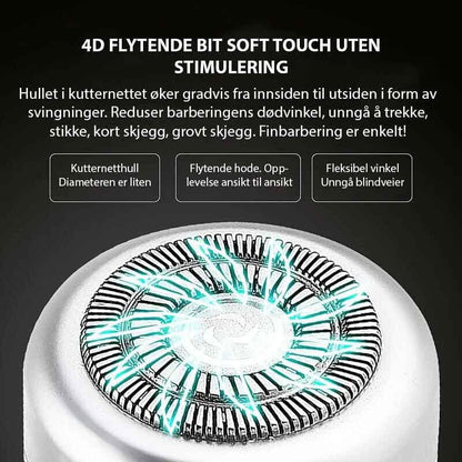 Elektrisk barberhøvvel som kan vaskes - Kosteppe