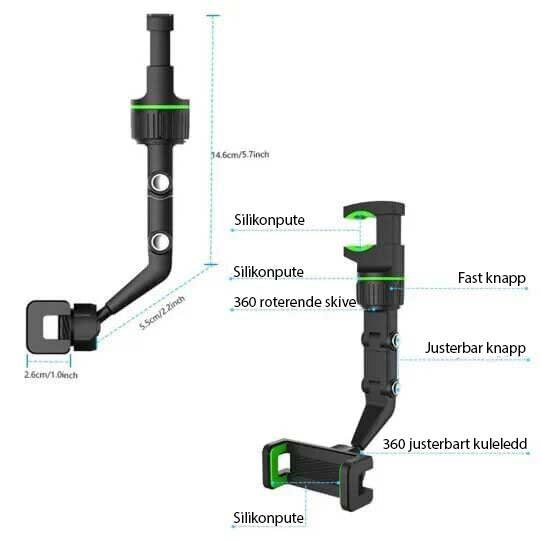 Multifunksjonell telefonholder - Kosteppe