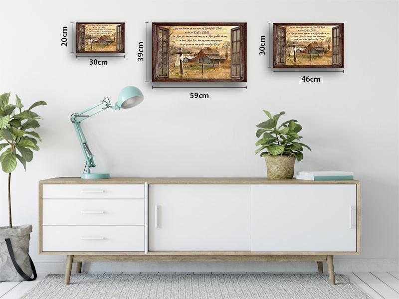 Foto på lerret - "Landsbyens godhet" - Kosteppe