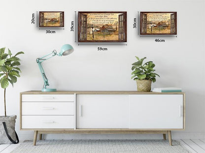 Foto på lerret - "Landsbyens godhet" - Kosteppe