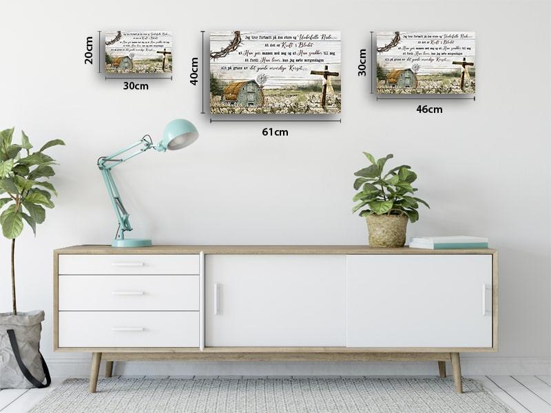 Foto på lerret - "Tro på makt" - Kosteppe