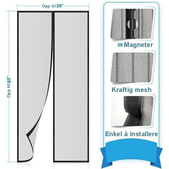 Magnetisk netting skjermdør - Kosteppe