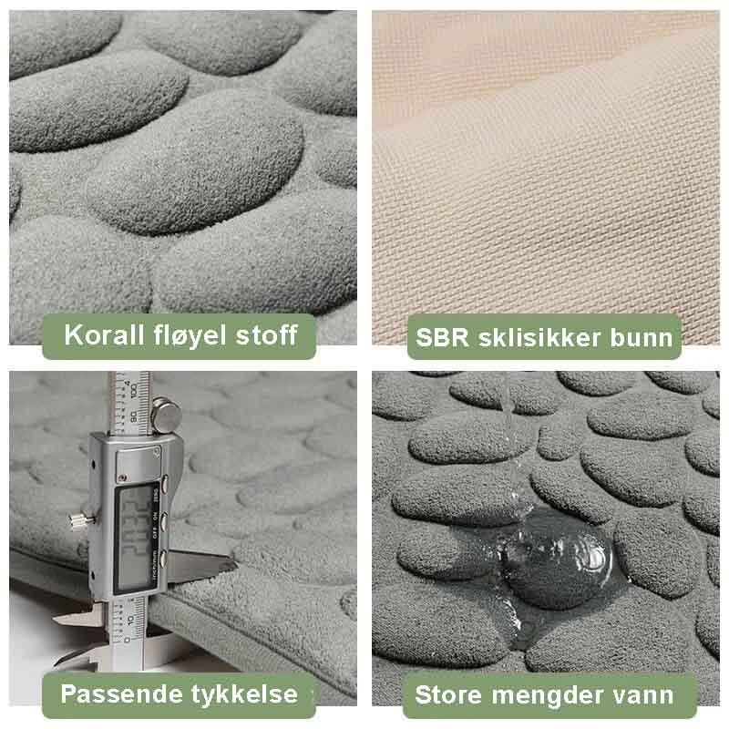 Absorberende badematte - Kosteppe