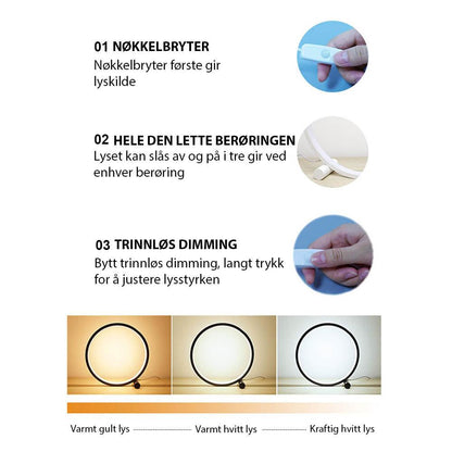 Rund LED-lampe - Kosteppe