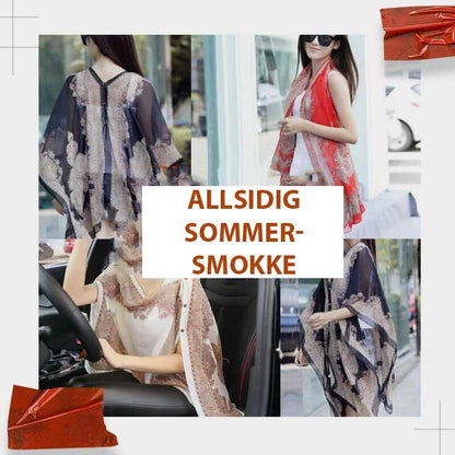 Solbeskyttende chiffonsjal - Kosteppe