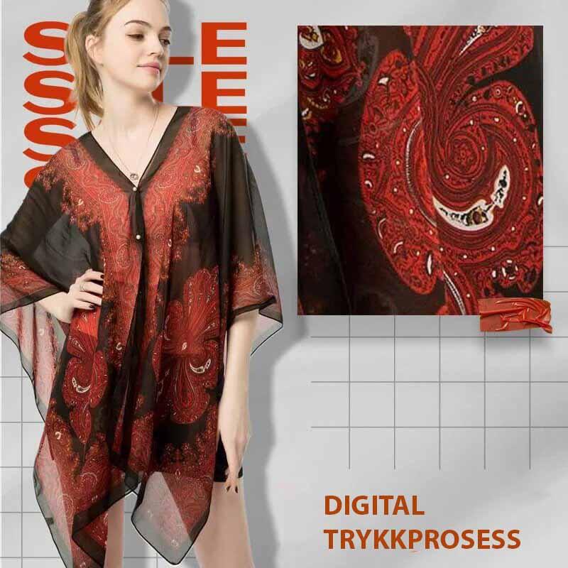 Solbeskyttende chiffonsjal - Kosteppe