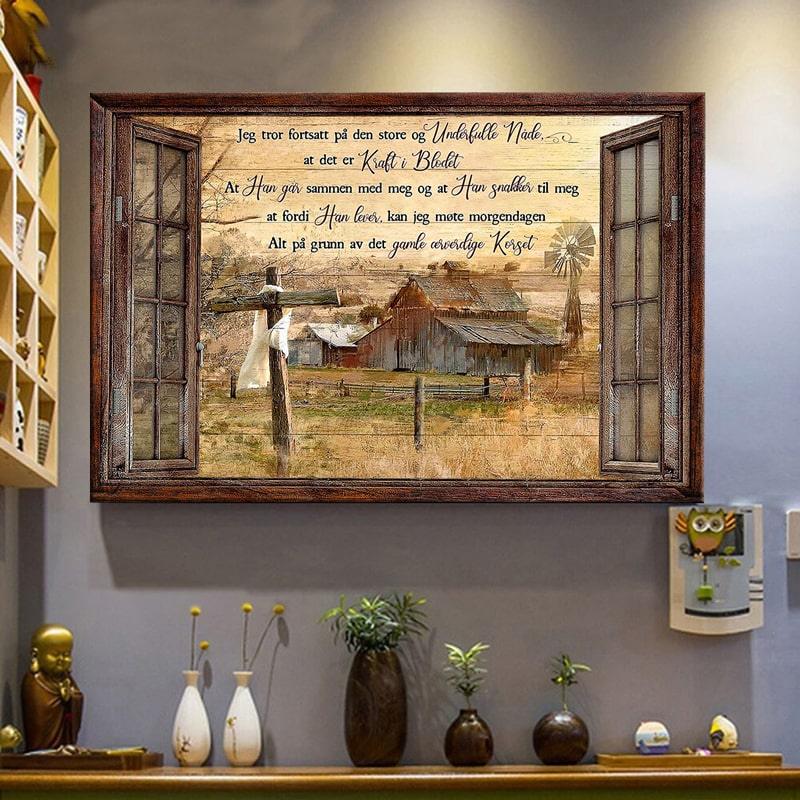 Foto på lerret - "Landsbyens godhet" - Kosteppe