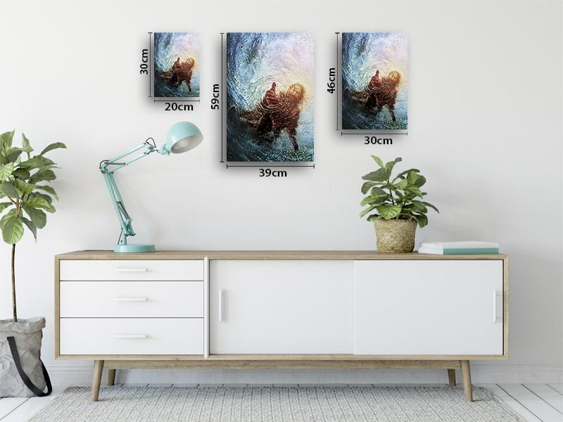 Foto på lerret - "Gi meg din hånd" - Kosteppe