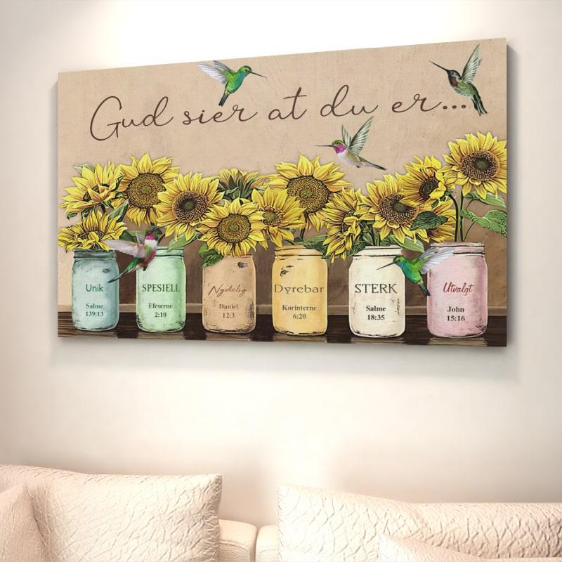 Foto på lerret - "Velsignelse" - Kosteppe