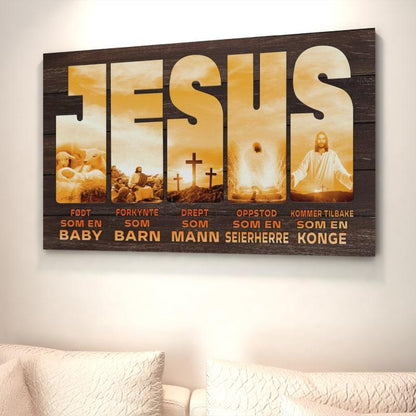 Foto på lerret - "Viktige ord" - Kosteppe