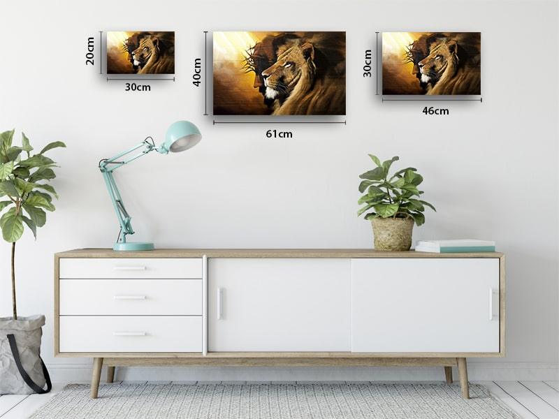 Foto på lerret - "Indre styrke" - Kosteppe