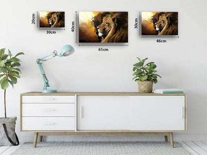 Foto på lerret - "Indre styrke" - Kosteppe