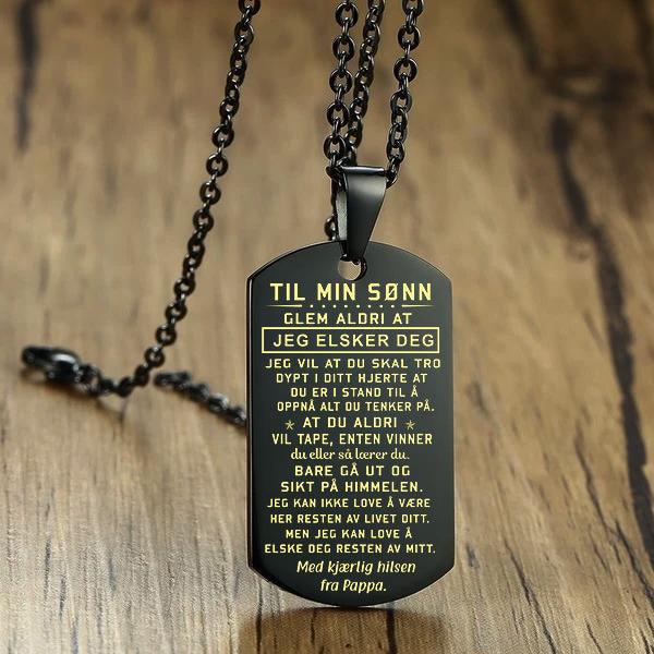 Anheng fra far til sønn - "Bestevenner for alltid" - Kosteppe