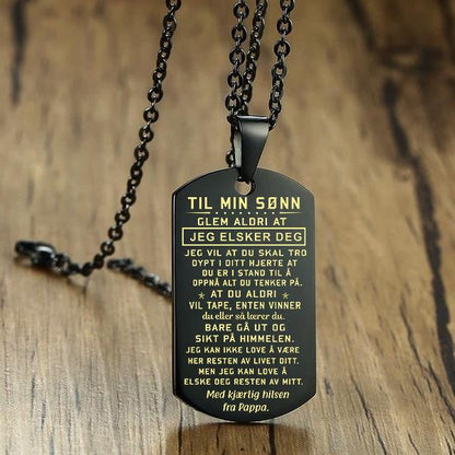 Anheng fra far til sønn - "Bestevenner for alltid" - Kosteppe