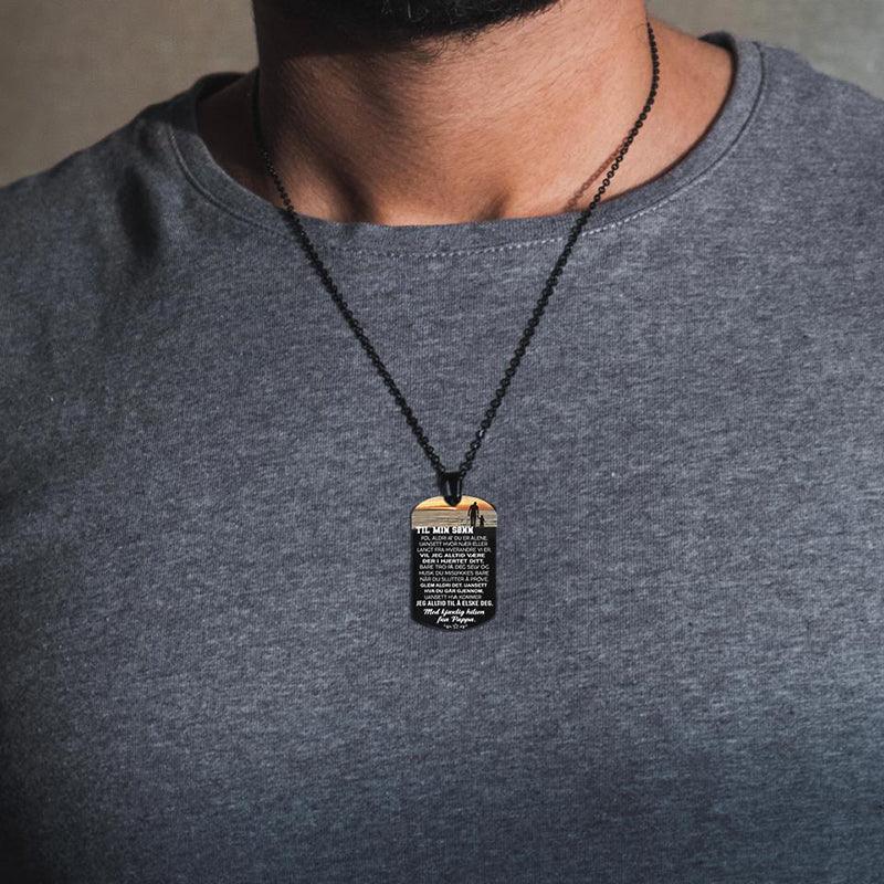 Anheng fra far til sønn - "Min støtte" - Kosteppe