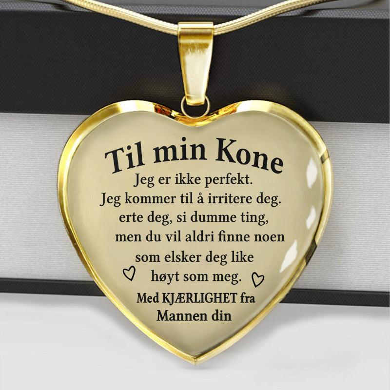 Anheng fra mann til kone "Dronningen i mitt hjerte" - Kosteppe