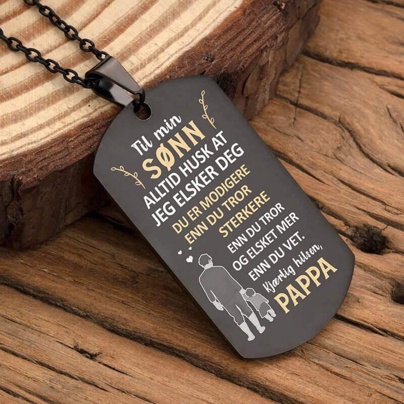 Anheng fra far til sønn - "Du er min verden" - Kosteppe