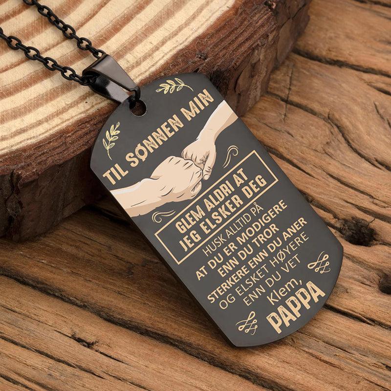 Anheng fra far til sønn - "Jeg er stolt av deg" - Kosteppe