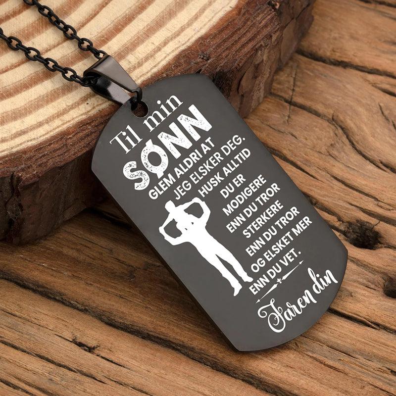 Anheng fra far til sønn - "Flotte stunder sammen" - Kosteppe