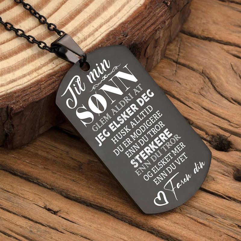 Anheng fra far til sønn - "Uendelig kjærlighet" - Kosteppe