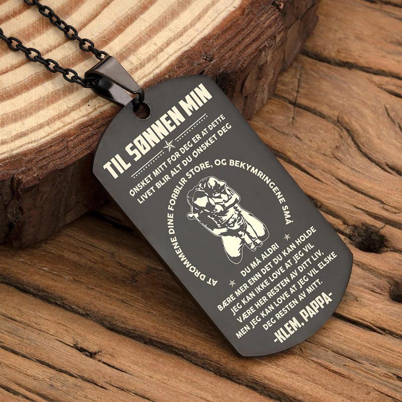 Anheng fra far til sønn - "Du er styrken min" - Kosteppe