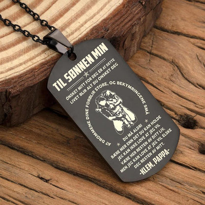 Anheng fra far til sønn - "Du er styrken min" - Kosteppe