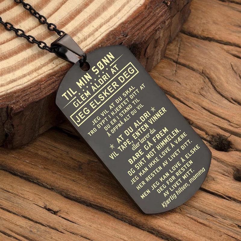 Anheng fra mor til sønn - "Bestevenner for alltid" - Kosteppe