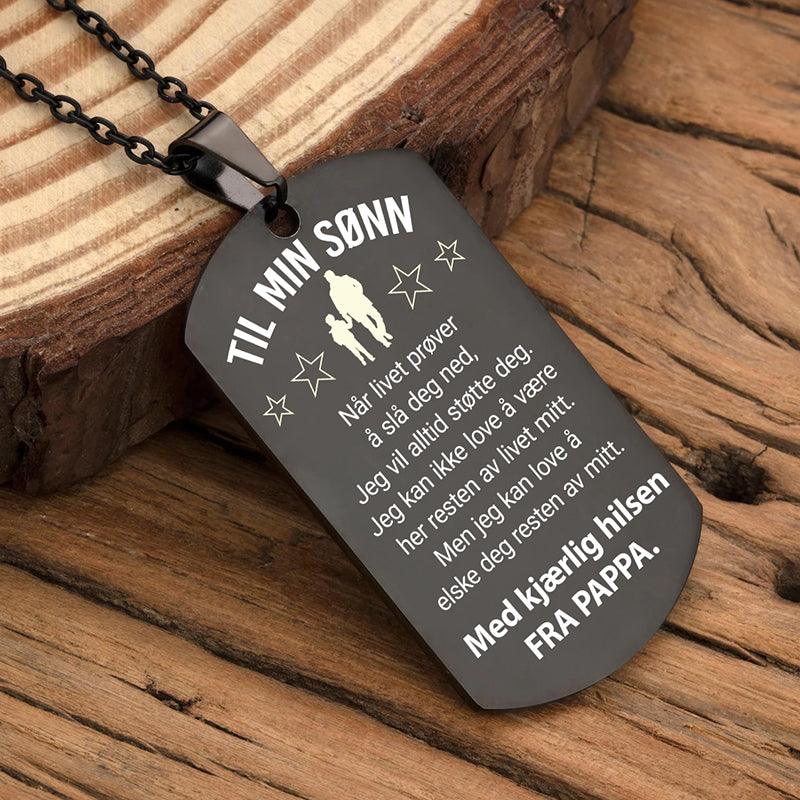 Anheng fra far til sønn - "Sønn, jeg er stolt av deg" - Kosteppe