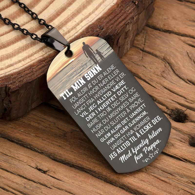 Anheng fra far til sønn - "Min støtte" - Kosteppe