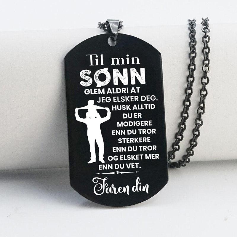 Anheng fra far til sønn - "Flotte stunder sammen" - Kosteppe