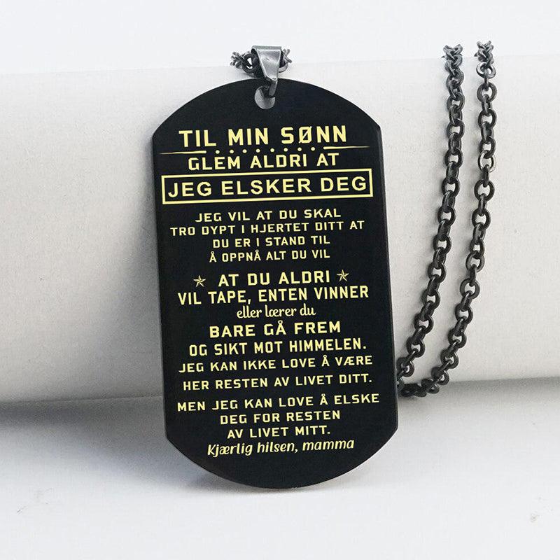 Anheng fra mor til sønn - "Bestevenner for alltid" - Kosteppe