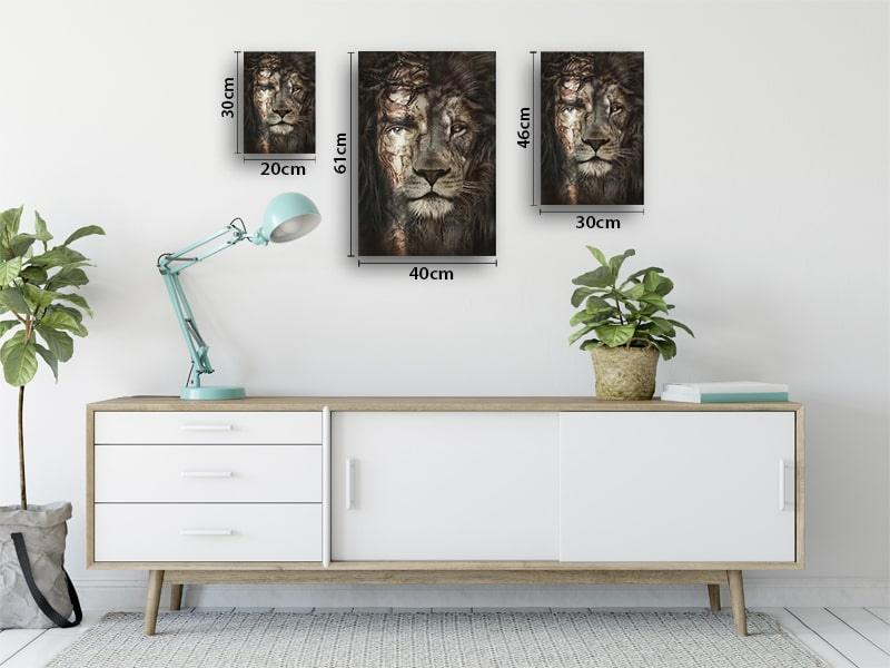 Foto på lerret - "Styrke i sinnet" - Kosteppe