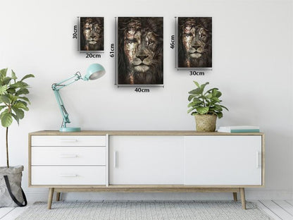 Foto på lerret - "Styrke i sinnet" - Kosteppe