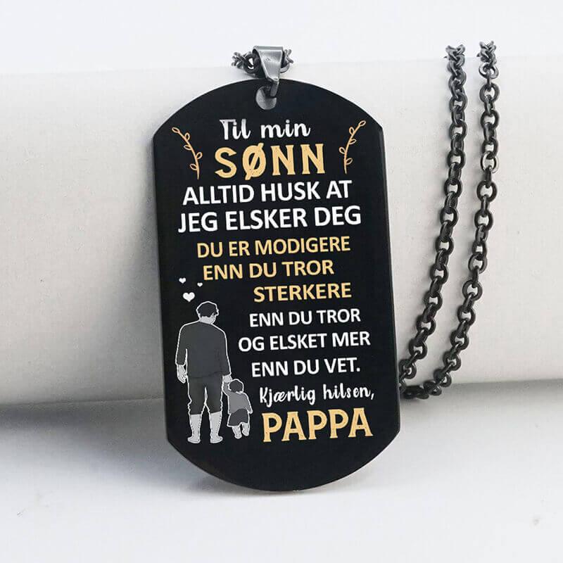 Anheng fra far til sønn - "Du er min verden" - Kosteppe