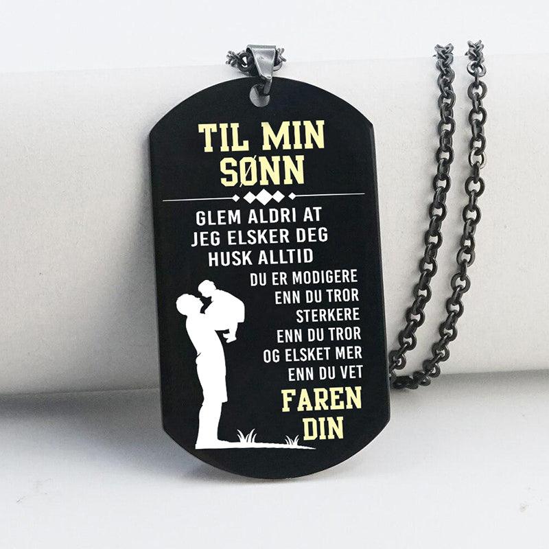 Anheng fra far til sønn - "Jeg vil alltid være der" - Kosteppe