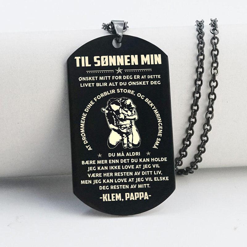 Anheng fra far til sønn - "Du er styrken min" - Kosteppe