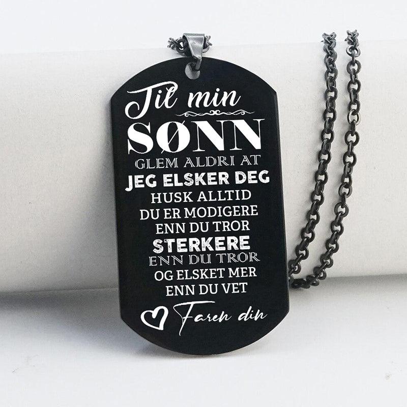 Anheng fra far til sønn - "Uendelig kjærlighet" - Kosteppe