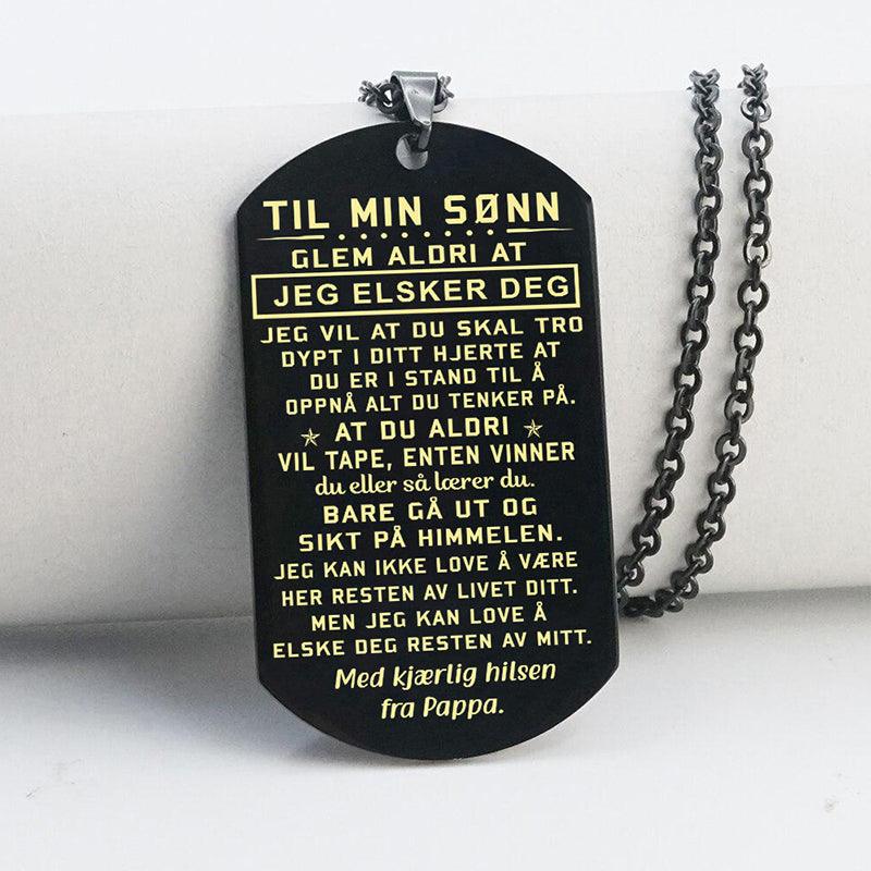 Anheng fra far til sønn - "Bestevenner for alltid" - Kosteppe