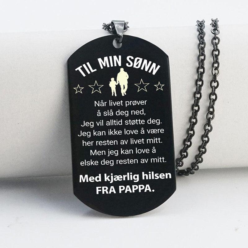 Anheng fra far til sønn - "Sønn, jeg er stolt av deg" - Kosteppe