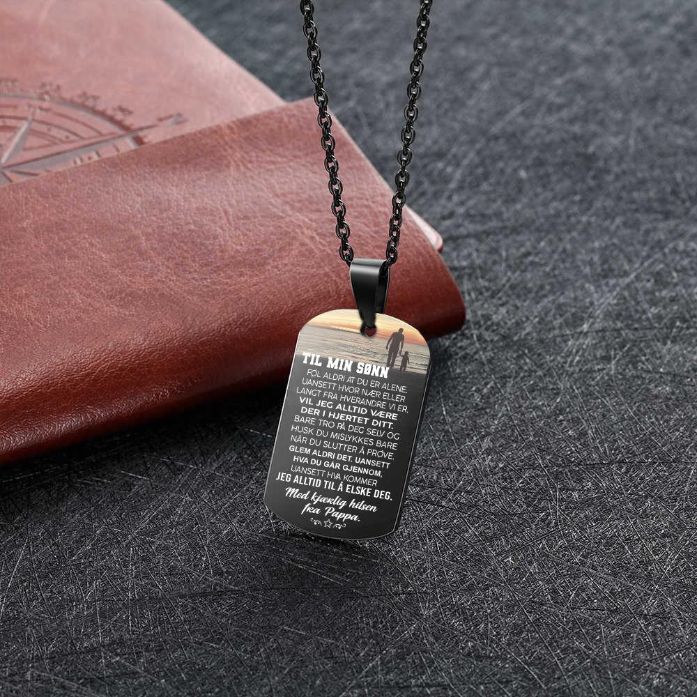 Anheng fra far til sønn - "Min støtte" - Kosteppe