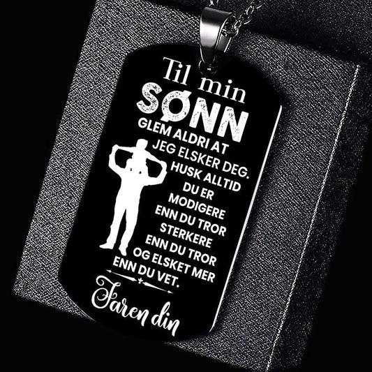 Anheng fra far til sønn - "Flotte stunder sammen" - Kosteppe