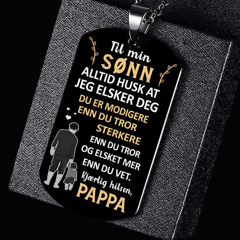 Anheng fra far til sønn - "Du er min verden" - Kosteppe