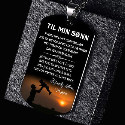 Anheng fra far til sønn - "Lykkens øyeblikk" - Kosteppe