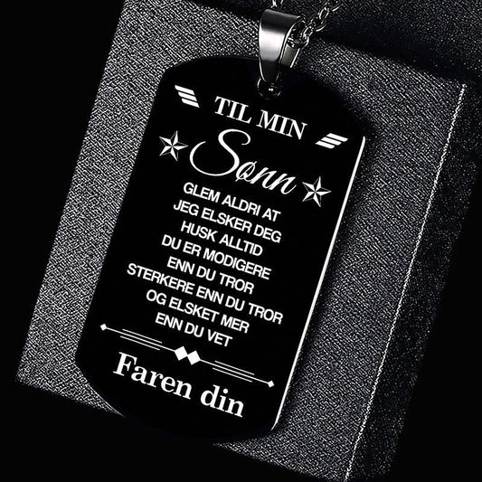 Anheng fra far til sønn - "Du er den beste" - Kosteppe