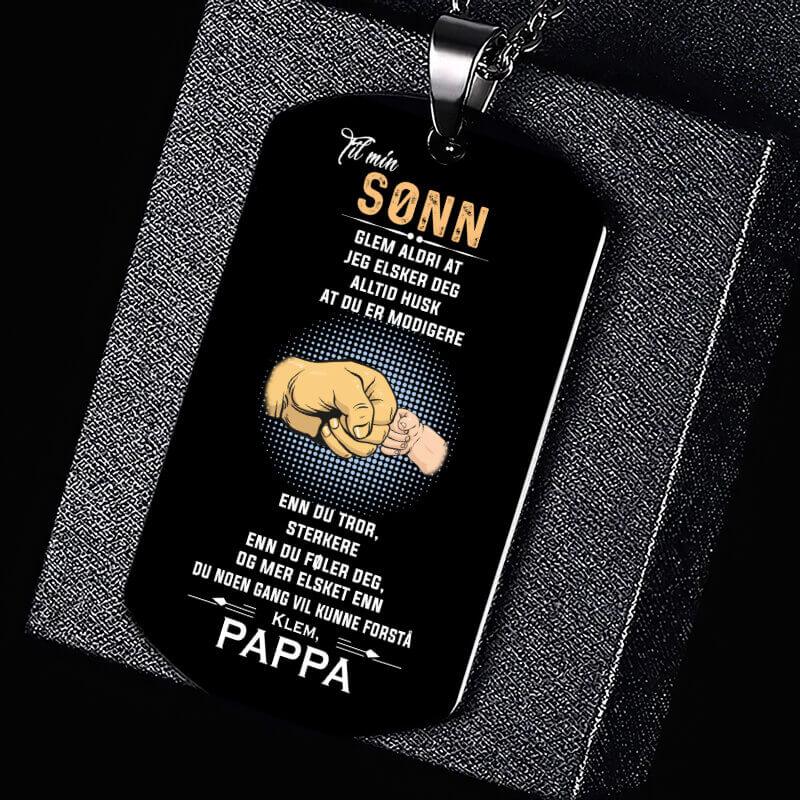 Anheng fra far til sønn - "Min sjel" - Kosteppe