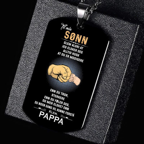 Anheng fra far til sønn - "Min sjel" - Kosteppe