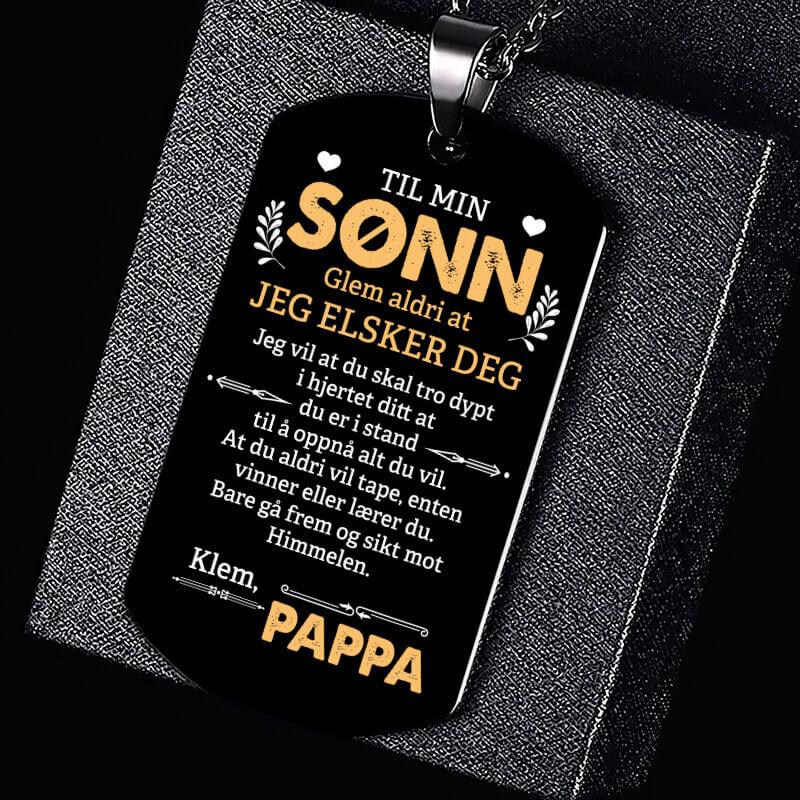 Anheng fra far til sønn - "En del av meg" - Kosteppe