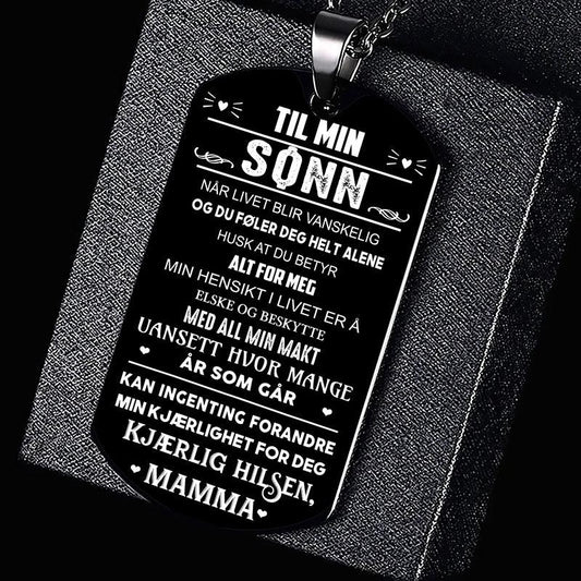 Anheng fra mor til sønn - "Solen er i deg" - Kosteppe