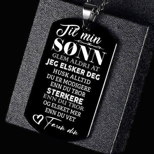 Anheng fra far til sønn - "Uendelig kjærlighet" - Kosteppe